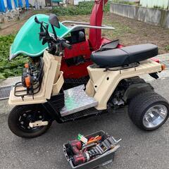 ホンダ　ジャイロXカスタム車　ミニカー仕様不動