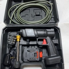 夢コードレス高圧洗浄機、バッテリー、充電器、ケース、セットの画像