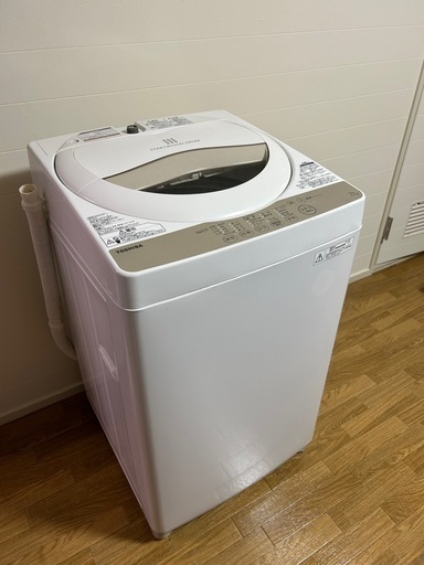 TOSHIBA  洗濯機 5kg 2015年製