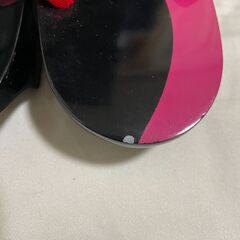 下駄　ピンク×　クロ の画像