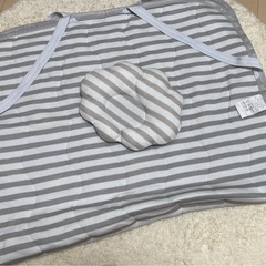お話中NクールSP お話中敷きパット　&枕 ベビーベッド　ニトリの画像