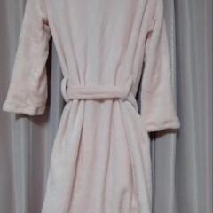 ■ニトリ　フランネルバスローブ　ピンク ■の画像