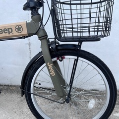 Jeep 折りたたみ自転車 JE-206G オリーブ JE-206G ジープ(JEEP) 折りたたみ自転車 20インチ | 自転車通販「cyma