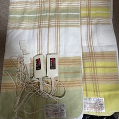 【良品】電気毛布　2枚組