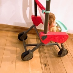 無料メルちゃんとベビーカーの画像