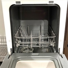 【美品】サンコー ラクアmini 工事不要でシンク横に置けるタンク式食洗機の画像