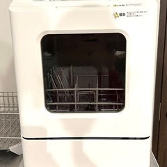 【美品】サンコー ラクアmini 工事不要でシンク横に置けるタンク式食洗機の画像