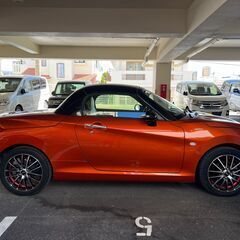 コペン ローブ AT 45000km弱 検2025年6月 社外マフラー・社外アルミ・ナビ・ETC・Bluetooth・バックモニターの画像