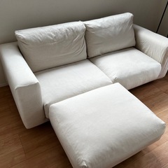 無印良品 ソファ 2.5シーター ダウンフェザーポケットコイルク...