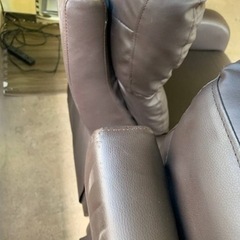 1人掛けリクライニングソファの画像