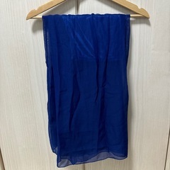 青いレーススカート