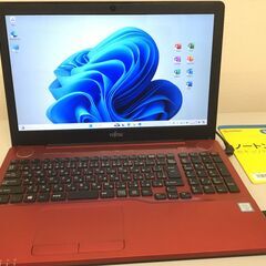 😸【超美品】富士通💻ノートパソコン「超高速SSD」 Win11「...