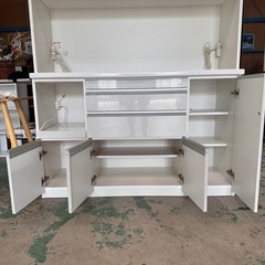 決まりました☆キッチン収納☆キッチンボード☆食器棚☆幅140cm☆格安☆中古☆配達相談可能☆早い者勝ち🫵🏾新生活に♪の画像