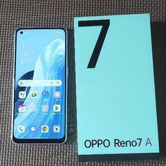 スマホ　oppo reno7  A