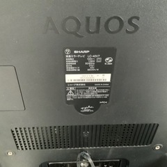 シャープ液晶テレビの画像