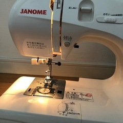 JANOMEのミシン　シンプル機能の画像