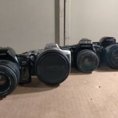 【商談中】MINOLTA　CANON　カメラ　まとめて4台【ジャンク】