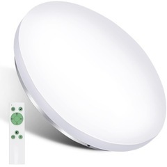 【無段階調光調色】 シーリングライト リモコン付き 24W 常夜...