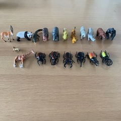 動物・カブトムシ・クワガタ　フィギュアセット