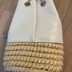 ハンドメイド　カゴバッグの画像