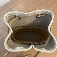 ハンドメイド　カゴバッグの画像