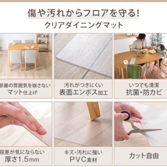 8/20出品終了）クリアダイニングマットの画像