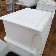 ★ジモティ割あり★  プラケース ホワイト H23.5×D38.5×W50 クリーニング済み MT1893の画像