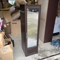 ★姿見付き★ミラー付き　ロッカー タンス クローゼット ハンガー...