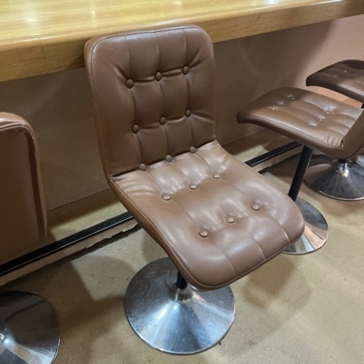 回転式　椅子　美品　店舗用　カウンター用