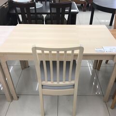 ★ジモティ割あり★ IKEA ダイニングテーブルセット ナチュラルベージュ H75×D70×W120 クリーニング済み HJ4113