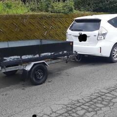カーゴトレーラー　牽引免許不要　バイク