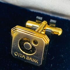 大分銀行　カフスボタン　ネクタイピンの画像