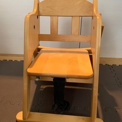 澤田木工所　子供用ローチェア　天然木　の画像