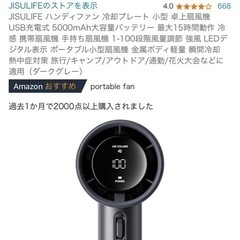 高級ハンディファン