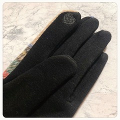 ꒰未使用꒱スマホ操作可能 裏起毛 暖か 柔らか チェック柄 手袋 大人可愛いの画像