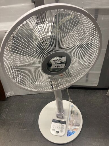 ☆中古￥3,800！C:NET　リモなしACハイポジション扇風機　家電　CFRH801型　2021年製　【BH075】