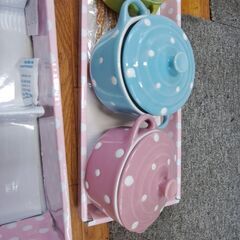 【リサイクルショップどりーむ鹿大前店】No.7579　皿3点セット　ふた付き　の画像