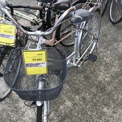 LARGHETTO 26インチ自転車 シルバー