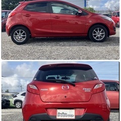 【まさかの決算フライングセール開催中❗️格安中古車といえばオーシャンデザイン❗️え、この値段で大丈夫⁉️ブラック・債務整理中の方を応援！高通過率ローン大好評✨】✨ マツダ デミオ 13-スカイアクティブ シューティングスター 特別仕様車 ✨ ETCで高速道路を使った遠出もラクラク！走行距離7.0万km✨の画像