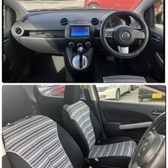 【まさかの決算フライングセール開催中❗️格安中古車といえばオーシャンデザイン❗️え、この値段で大丈夫⁉️ブラック・債務整理中の方を応援！高通過率ローン大好評✨】✨ マツダ デミオ 13-スカイアクティブ シューティングスター 特別仕様車 ✨ ETCで高速道路を使った遠出もラクラク！走行距離7.0万km✨の画像