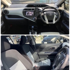 【まさかの決算フライングセール開催中❗️格安中古車といえばオーシャンデザイン❗️え、この値段で大丈夫⁉️ブラック・債務整理中の方を応援！高通過率ローン大好評✨】✨ トヨタ アクア S ✨ ETCで高速道路を使った遠出もラクラク！バックカメラで駐車や車庫の出し入れがしやすい！の画像