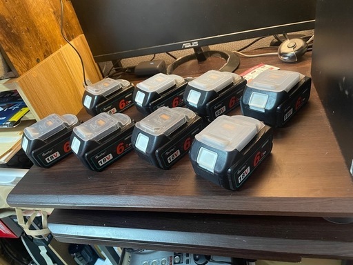 【8個】Waitleyマキタ互換バッテリー18V6Ah