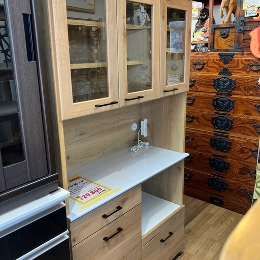 レンジボード 食器棚 ダイニングボード(B8-6)