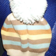 新生児　ベビー　ニット帽の画像