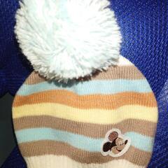 新生児　ベビー　ニット帽の画像