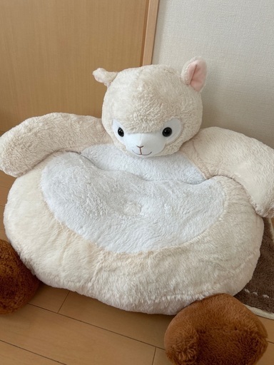 コストコ　アニマルクッション　アルパカ