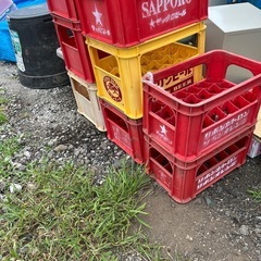 ビール瓶コンテナ　ビール瓶ケースの画像