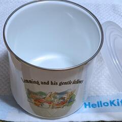 新品ホーローシュガーストッカーの画像