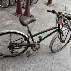 自転車　26インチ　黒