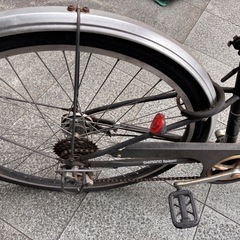 自転車　26インチ　黒の画像